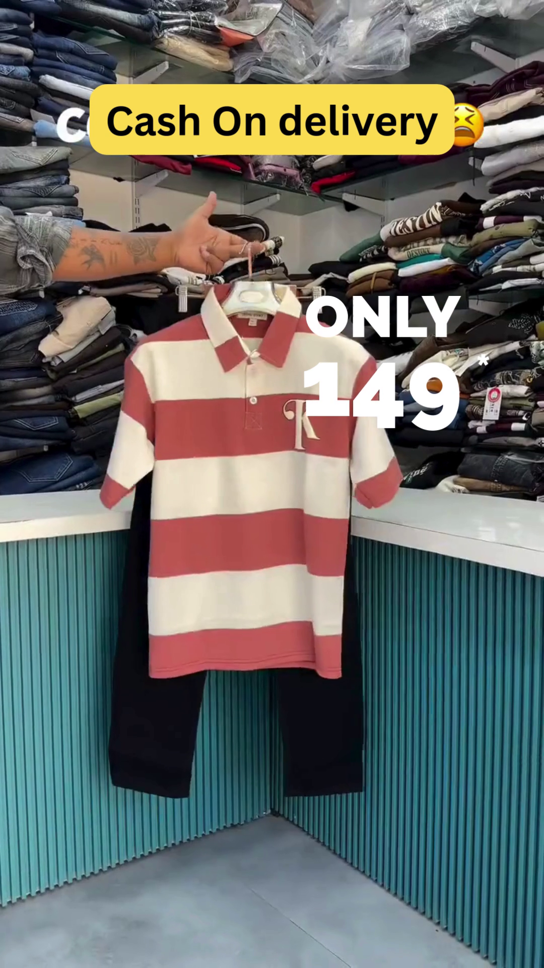 Classic Striped Polo Set