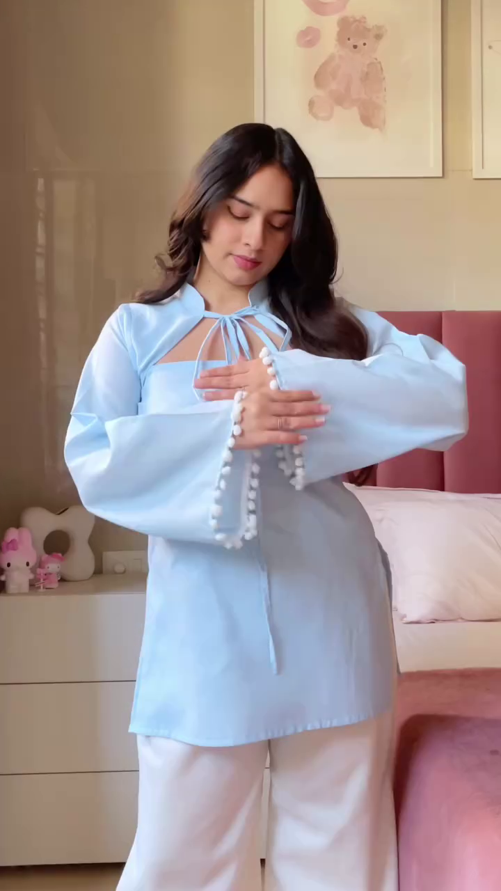 Elegant 2-In-1 Jacket Kurti Set