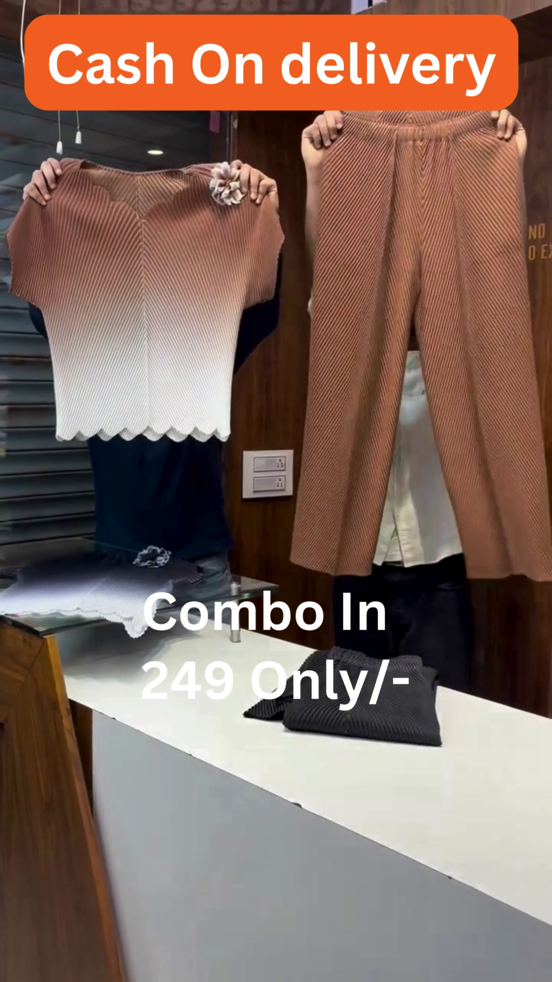 Trendy Textured Co-Ord Combo