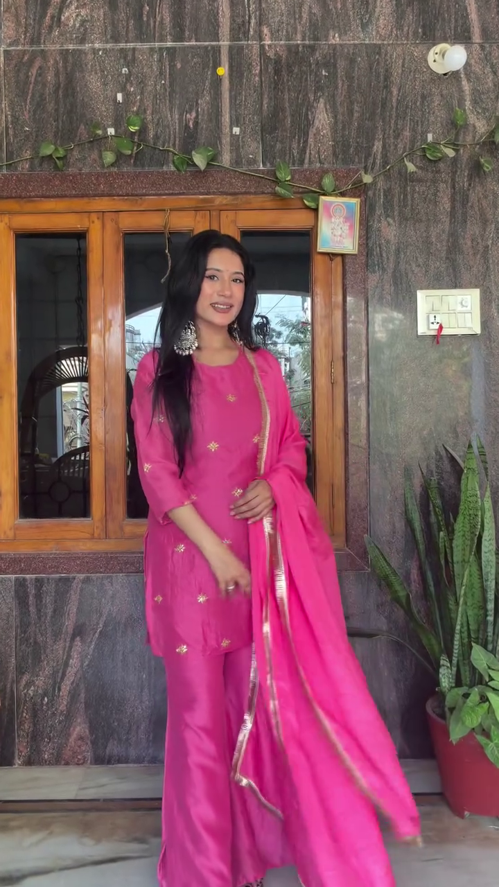 Ethnic Kurta Set with  Dupatta