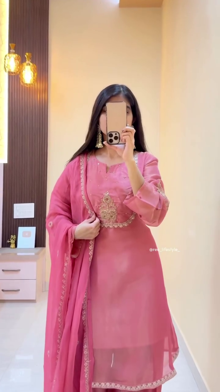 Ethnic Kurta Set with Dupatta