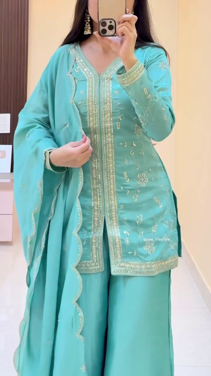 Ethnic Kurta Set with Dupatta