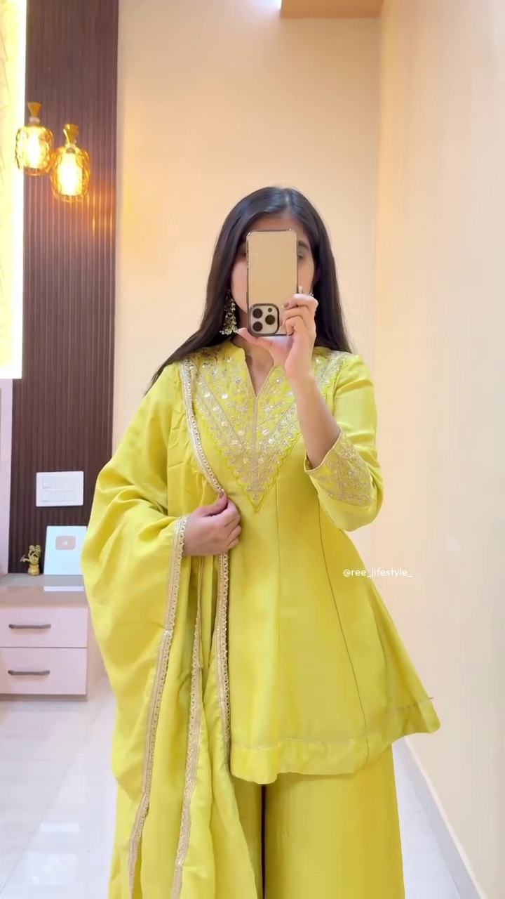 Ethnic Kurta Set with Dupatta