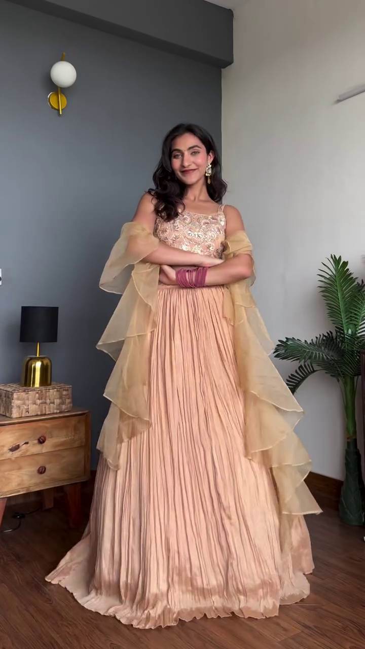 Embroidered Ethnic Lehenga Set