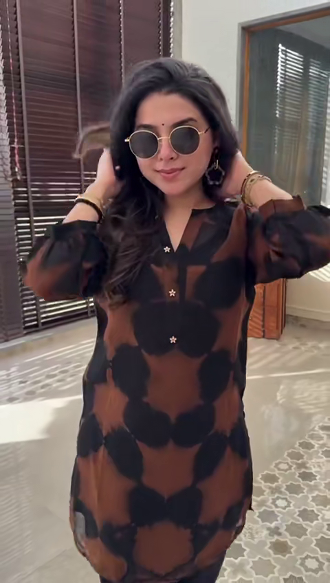 Ethnic Kurta with Modern Artistic Design