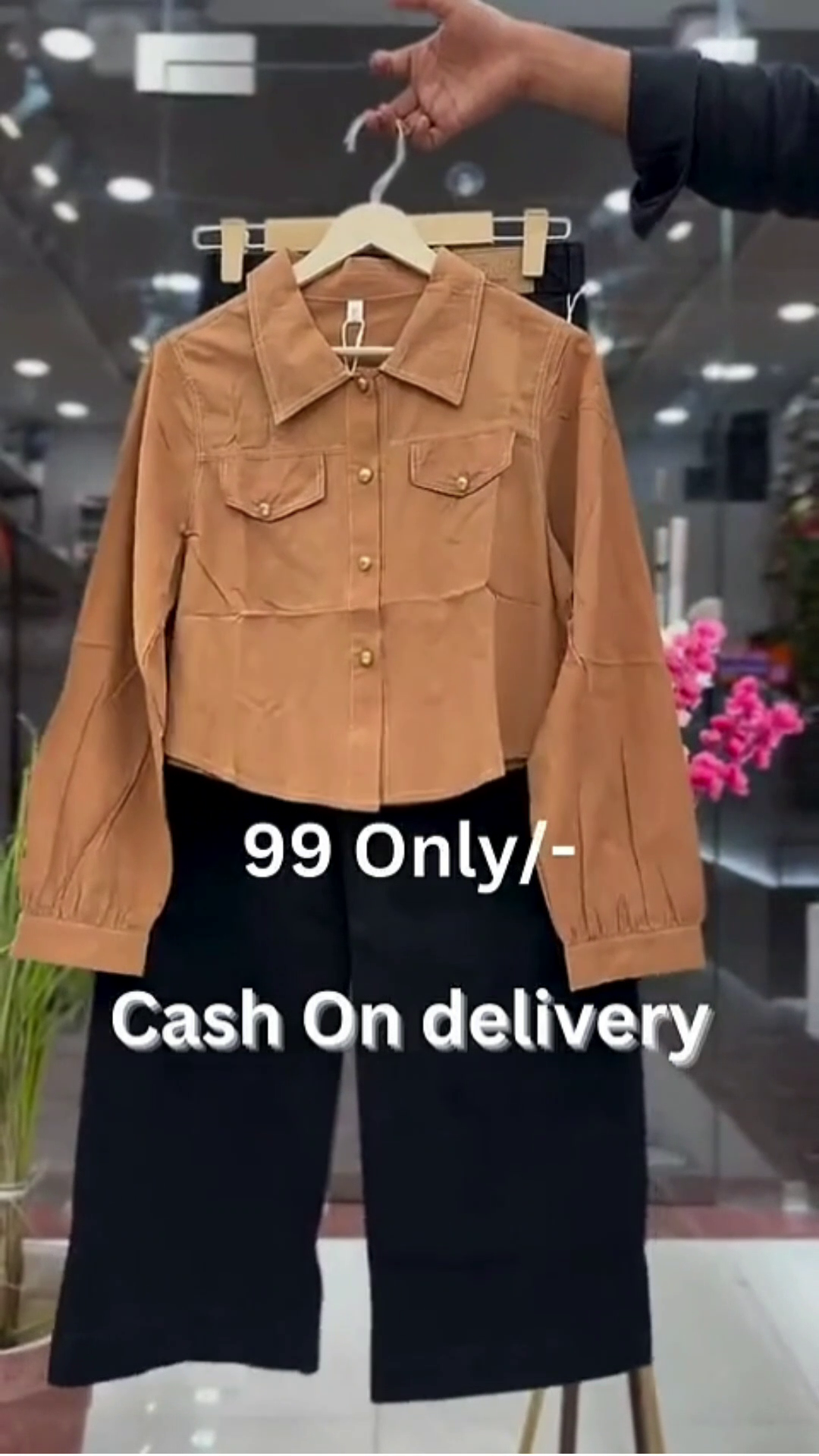 Stylish Button Shirt Pants Set