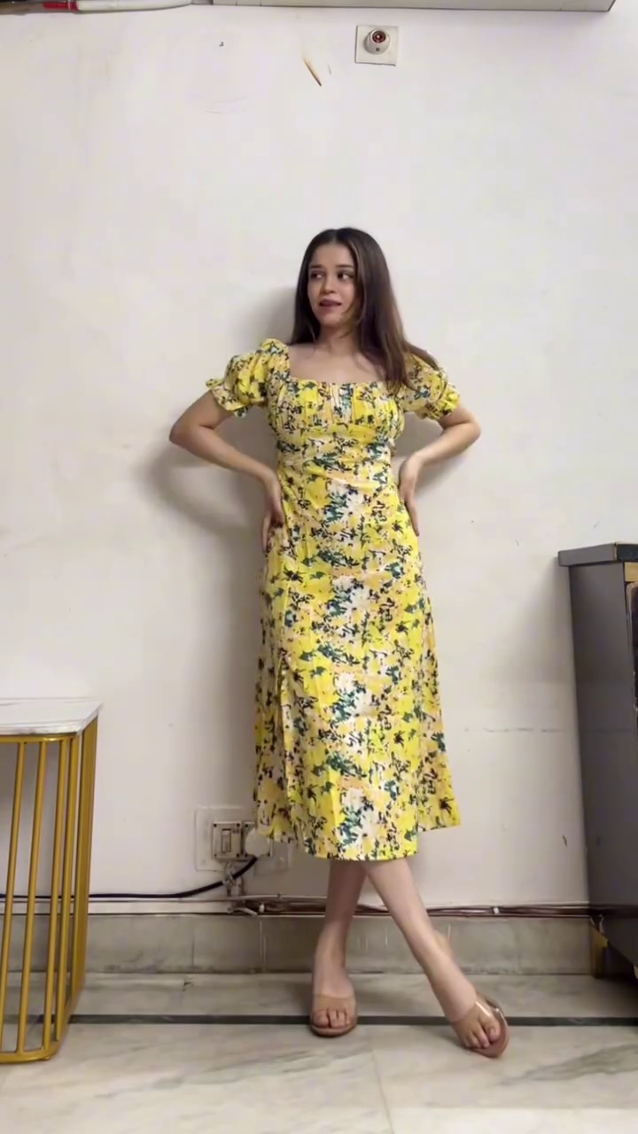 Trendy Women’s Casual Flared A-Line Midi Dress with Comfortable Fit