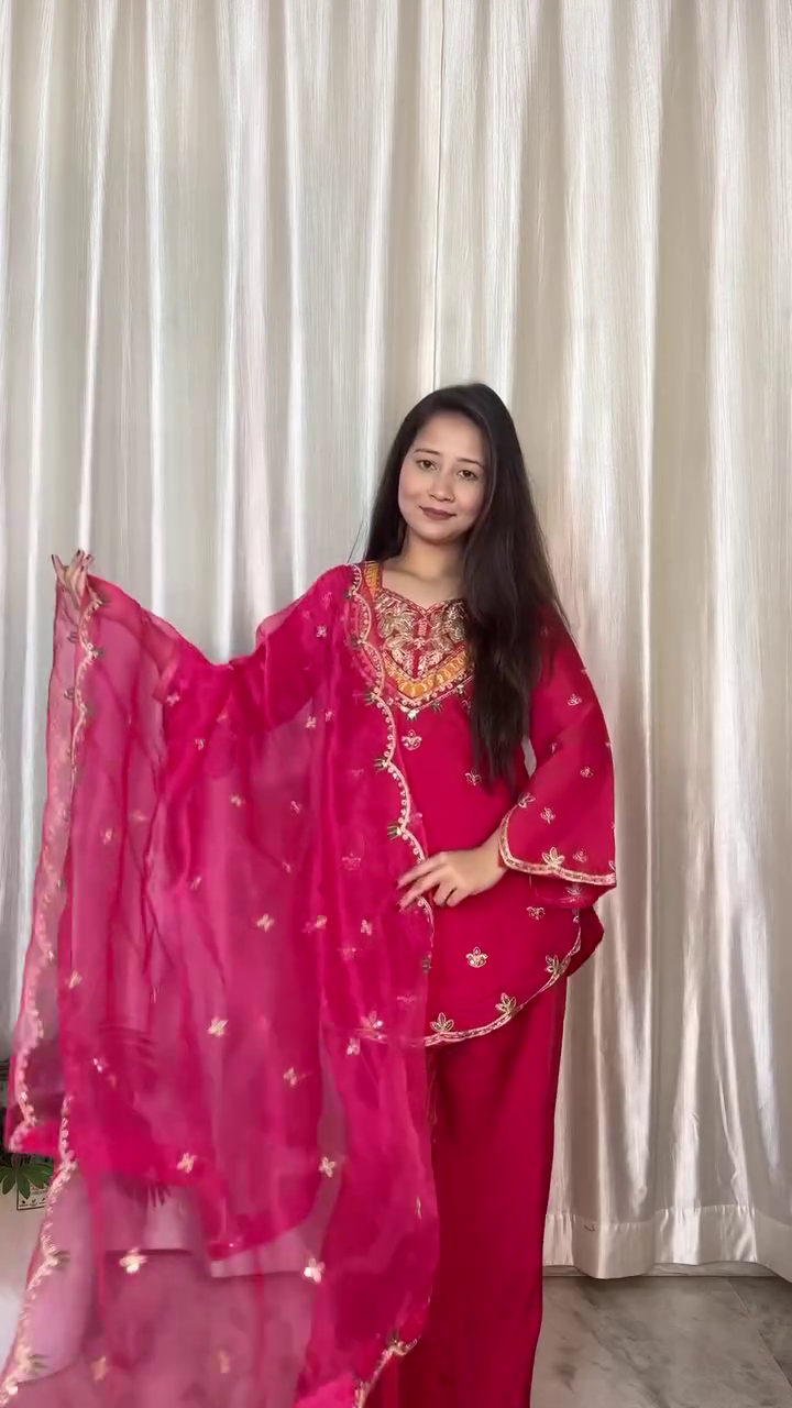Ethnic Kurta Set with Dupatta