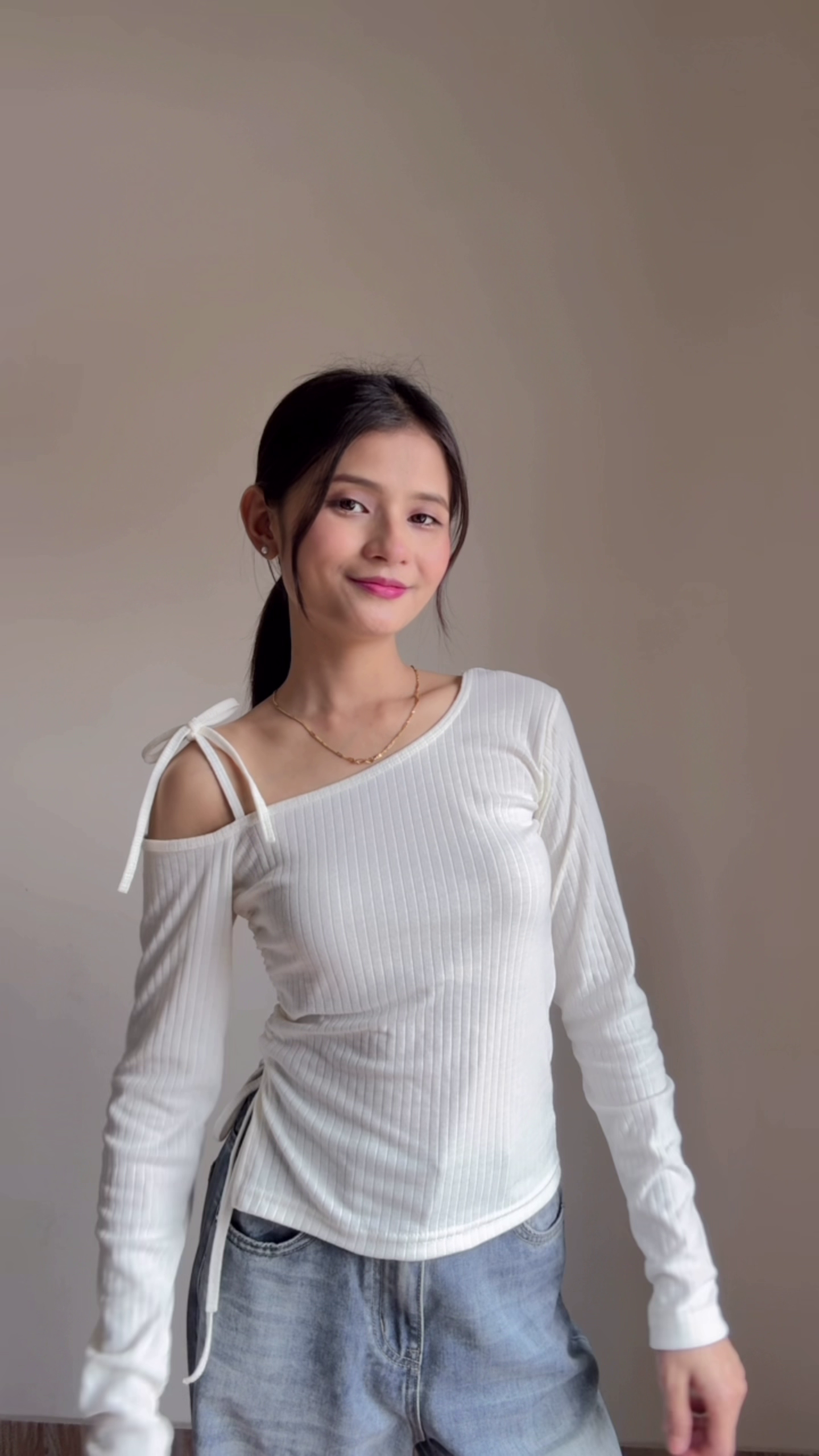 Women's Trendy Ribbed Long Sleeve Top | Stylish Casual Wear