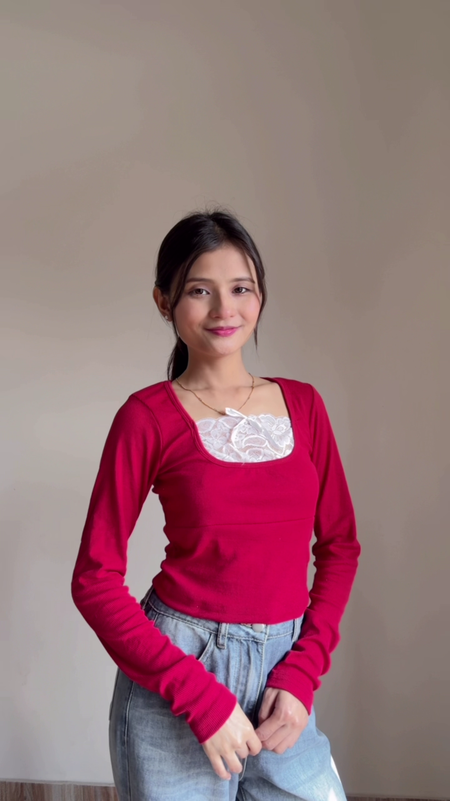 Women's Trendy Ribbed Long Sleeve Top | Stylish Casual Wear
