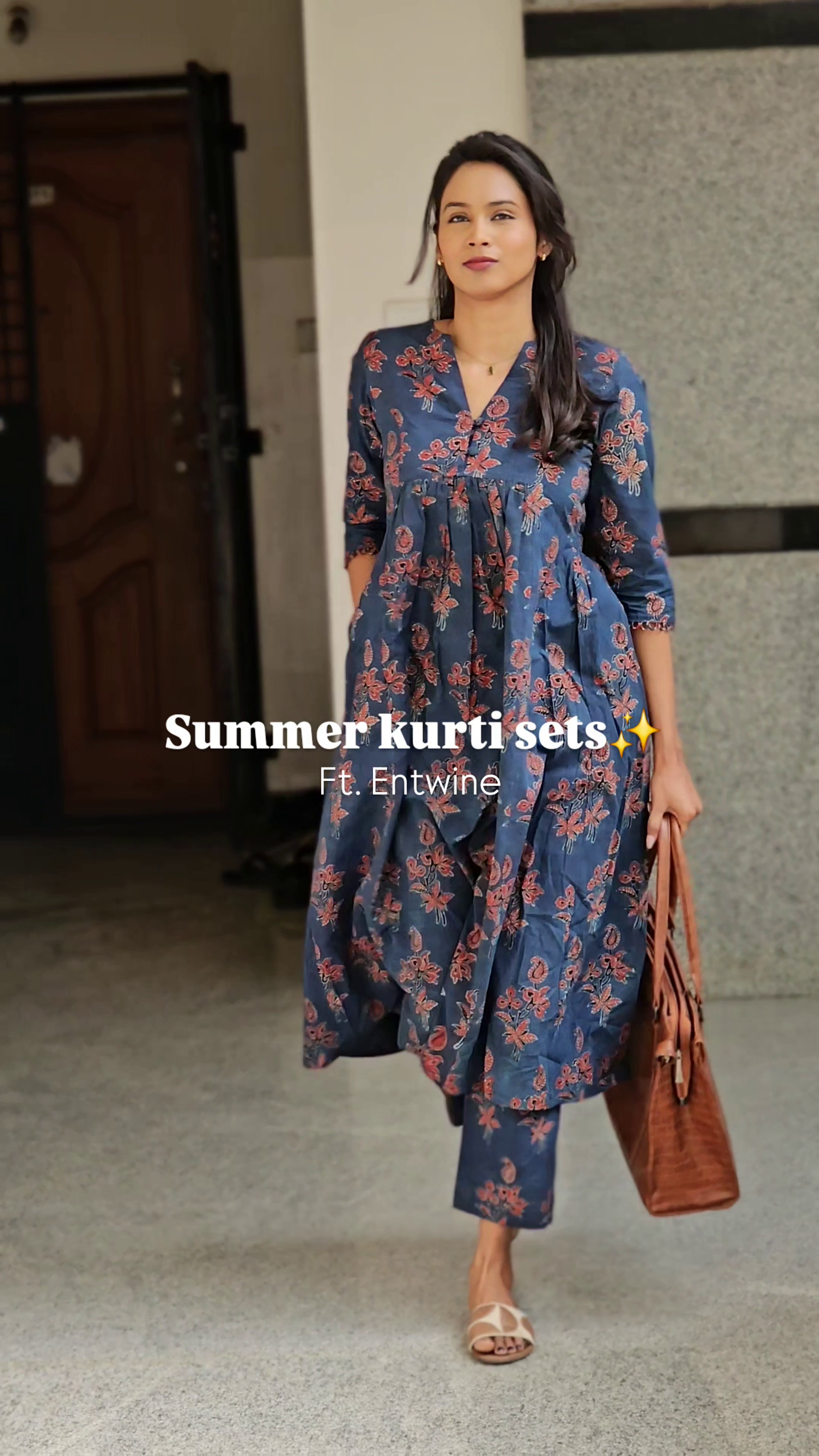 Premium Women's Cotton Summer Kurti Set with Dupatta & Bottomwear