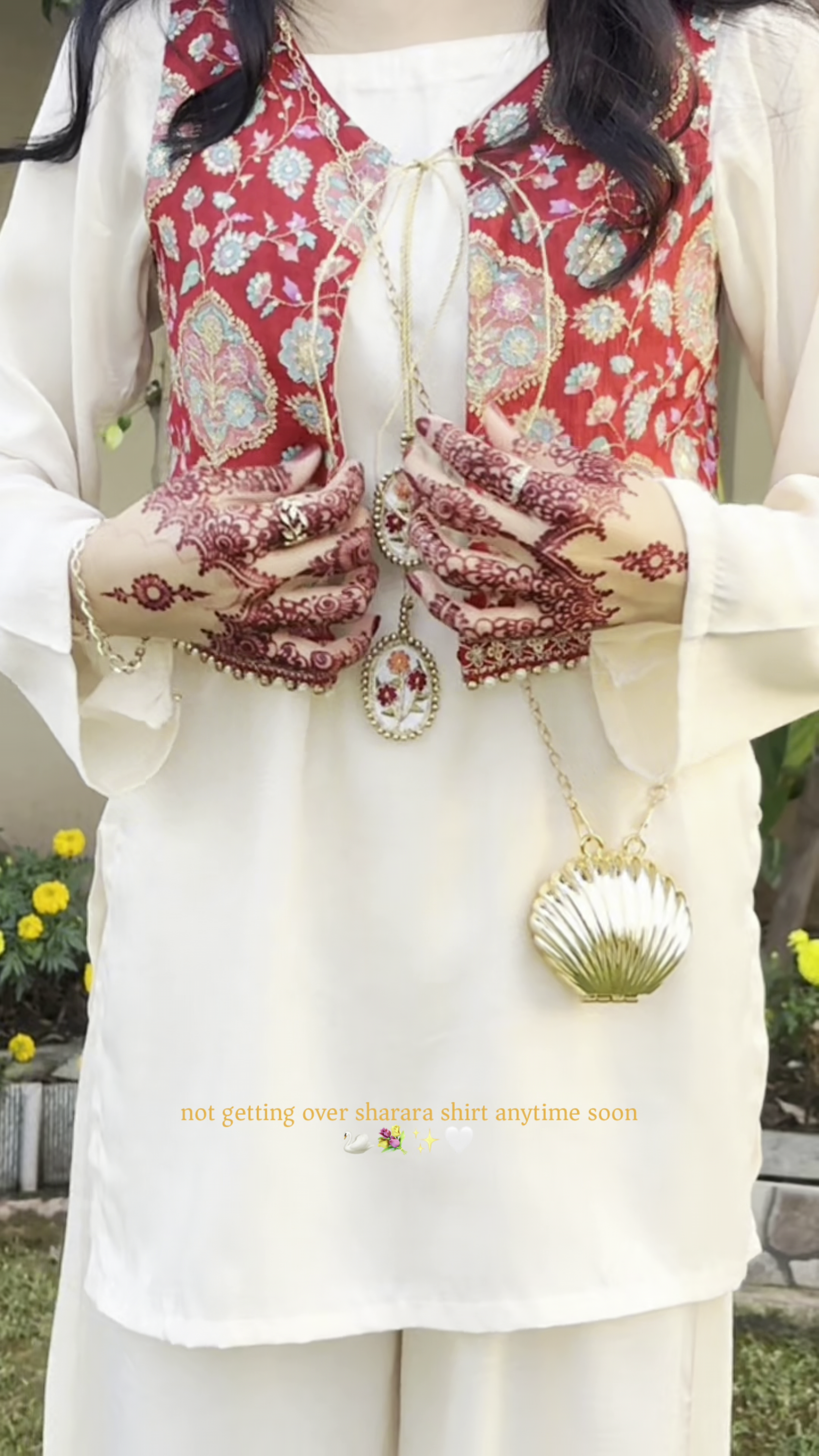 Traditional Flared Sharara and Shirt Ethnic Co-ord Set