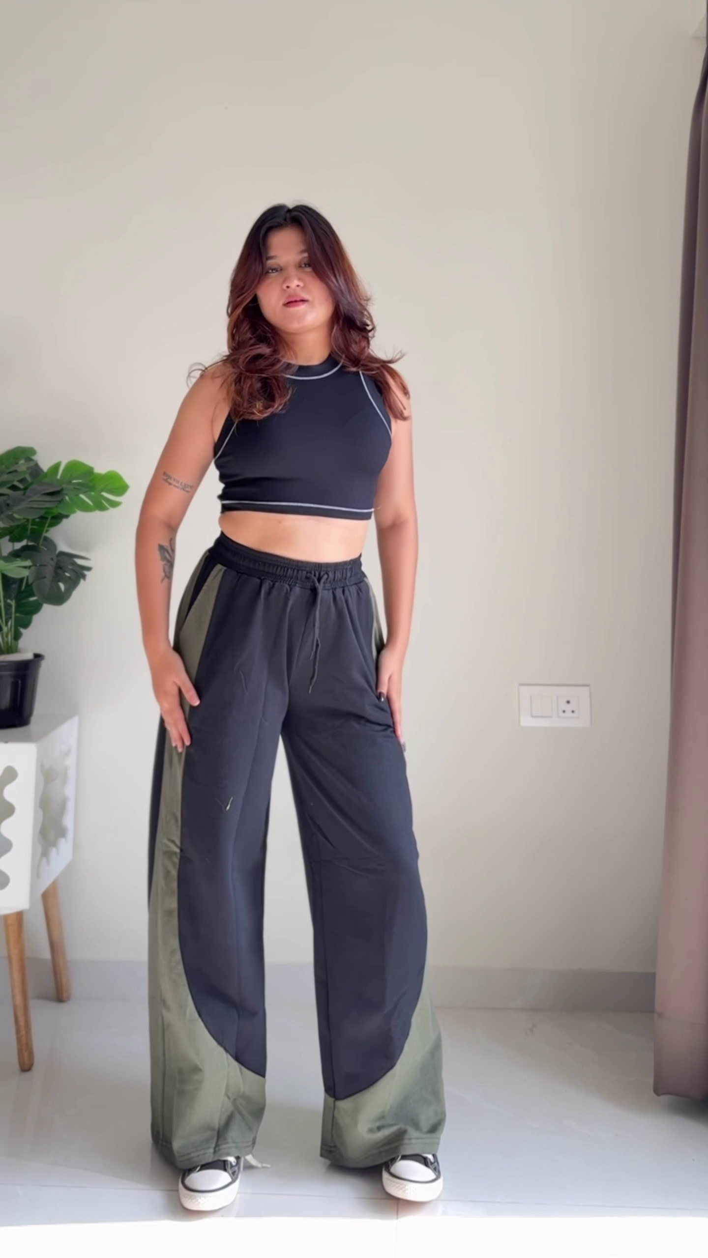 Women's Wide-Leg Track Pants | Casual High-Waisted Loungewear Trousers