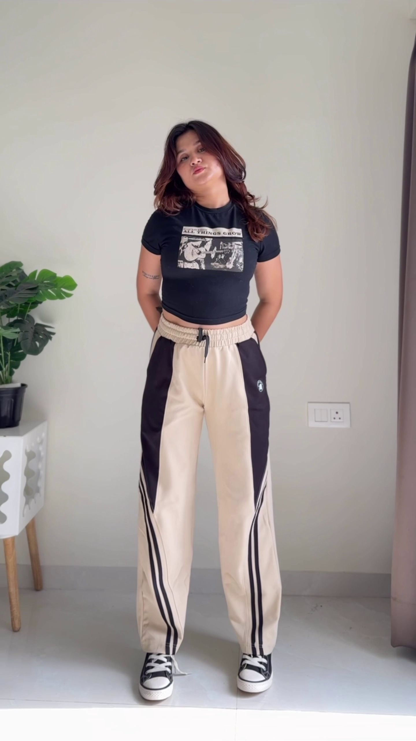 Women's Wide-Leg Track Pants | Casual High-Waisted Loungewear Trousers