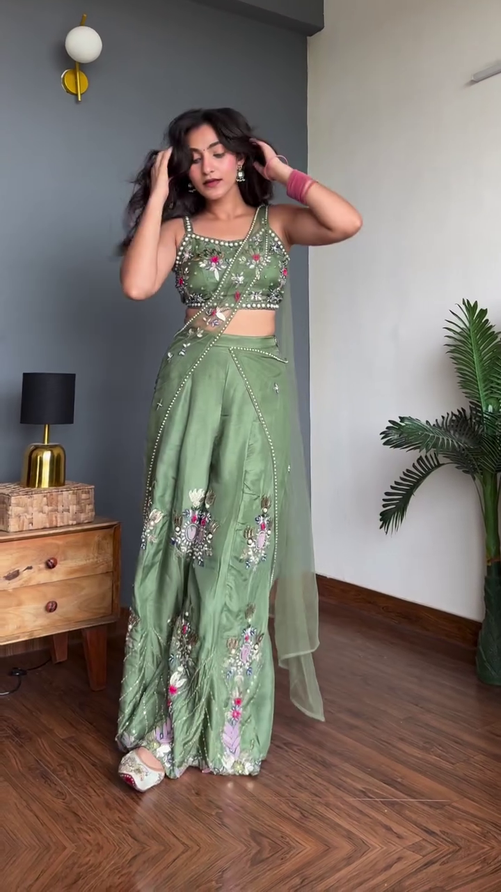 Premium Women's Indo-Western Fusion Ethnic Set
